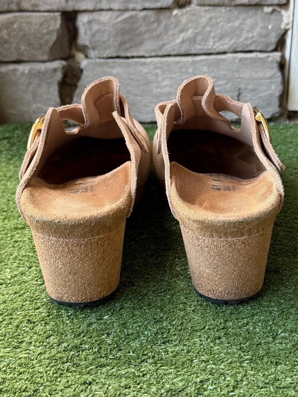 Birkenstock Papillio Fanny Wedge Suede Women’s Clog
